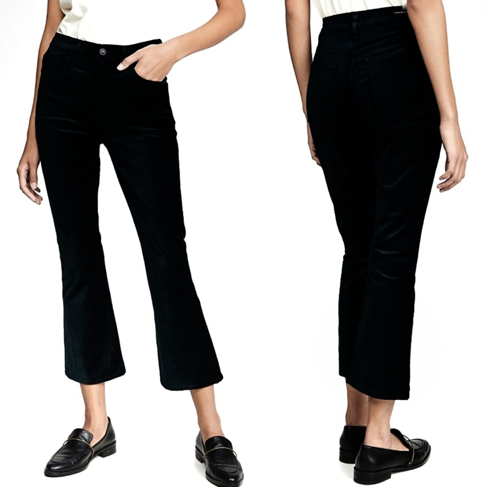 NWT CoH velveteen high rise demy cropped pants